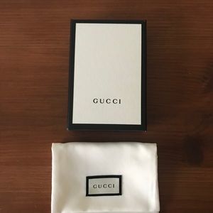 Gucci wallet box & wallet dust pouch
